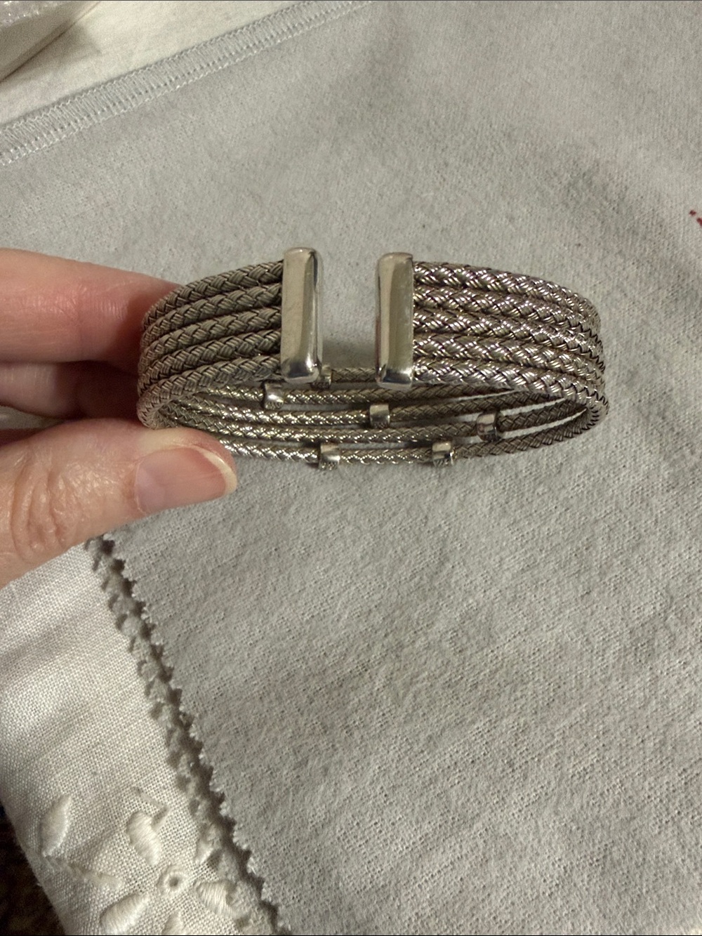 Bellezza sterling silver bracelet - Picture 3 of 9
